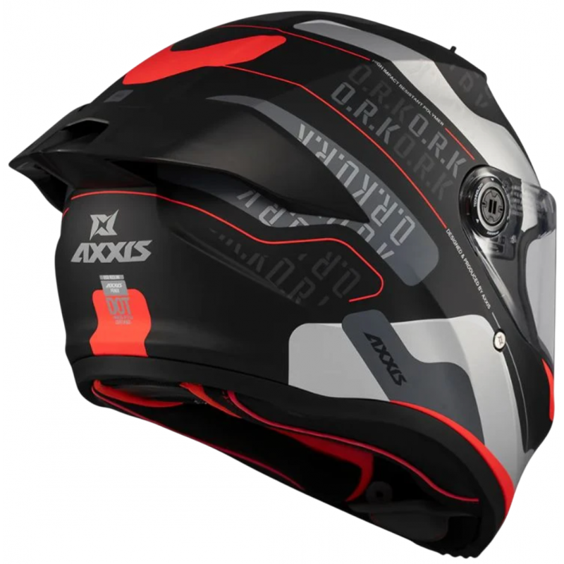 Мотошлем Axxis Fenix Ork B5 Red Matt купити від 5 720 грн. в